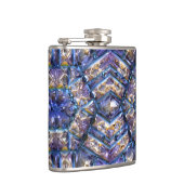 Futuristischer Chrystal X7-12 Wrapped Flask Flachmann (Rechts)