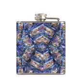 Futuristischer Chrystal X7-12 Wrapped Flask Flachmann (Rückseite)