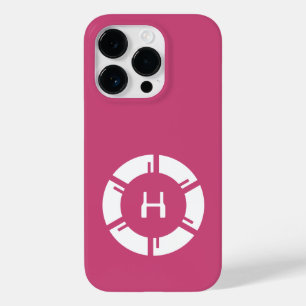 Futuristischer Circle mit Sci-Fi Monogram-Rose ros Case-Mate iPhone 14 Pro Hülle