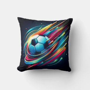 Futuristischer Cyber-Fußball-Speed-Sport Kissen