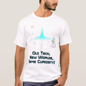 Futuristischer digitaler Horizont T-Shirt (Vorderseite)