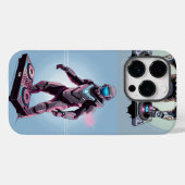 "Futuristischer DJ in Exosuit - Verstärker Case-Mate iPhone Hülle (Rückseite (Horizontal))
