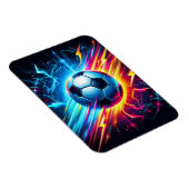 Futuristischer elektrischer Fußball Blitz Magnet (Rechte Seite)