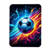 Futuristischer elektrischer Fußball Blitz Magnet (Vertikal)