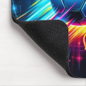 Futuristischer elektrischer Fußball Blitz Mousepad (Ecke)