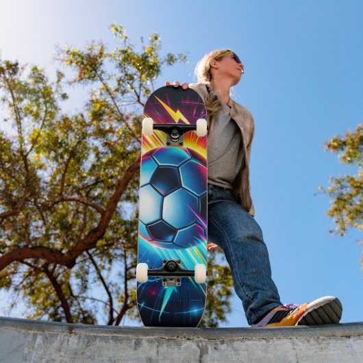 Futuristischer elektrischer Fußball Blitz Skateboard (Außenbereich 1)