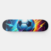 Futuristischer elektrischer Fußball Blitz Skateboard (Horizontal)