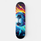 Futuristischer elektrischer Fußball Blitz Skateboard (Vorderseite)