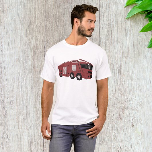 Futuristischer Feuerzug T-Shirt