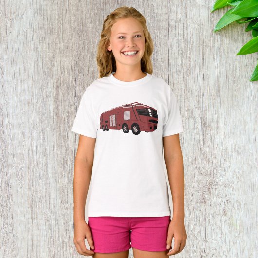 Futuristischer Feuerzug T-Shirt