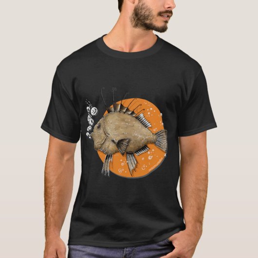 FUTURISTISCHER FISCH T-Shirt (Vorderseite)