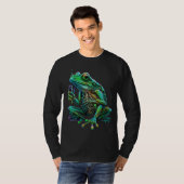 Futuristischer Frosch-T - Shirt - Ein Hop in die Z (Vorne ganz)