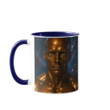 Futuristischer Galaxieandroid