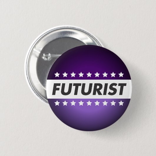 Futuristischer Knopf Button (Vorne & Hinten)