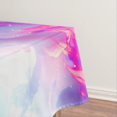 Futuristischer kosmischer Neon-Leopard Tischdecke (Beispiel)