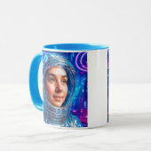 Futuristischer Kosmonaute Tasse (Vorderseite Links)