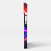 Futuristischer Neonnebel iPhone Hülle (Linke Seite)