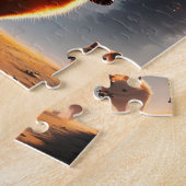 Futuristischer Quokka-Roboter, Jigsaw-Puzzle Puzzle (Seite)