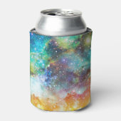 Futuristischer Raum, nebeliger Hintergrund. Dosenkühler (Kanne Vorderseite)