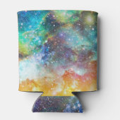 Futuristischer Raum, nebeliger Hintergrund. Dosenkühler (Rückseite)