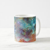 Futuristischer Raum, nebeliger Hintergrund. Kaffeetasse (VorderseiteRechts)