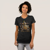 Futuristischer Roboter Barkeeper "Geschüttelt oder T-Shirt (Vorne ganz)