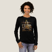 Futuristischer Roboter Barkeeper "Geschüttelt oder Tri-Blend Shirt (Volle Vorderseite)