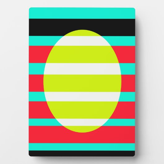 Futuristischer Sonnenuntergang Fotoplatte (Vorderseite)