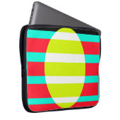 Futuristischer Sonnenuntergang Laptopschutzhülle (Vorne Rechts)