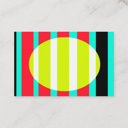 Futuristischer Sonnenuntergang Visitenkarte (Rückseite)