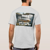 Futuristischer T - Shirt mit fliegendem Fahrzeug (Rückseite)