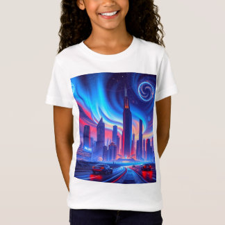 Futuristischer T - Shirt von Stadtmädchen
