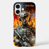 Futuristischer taktischer Soldat Case-Mate iPhone Hülle (Rückseite)