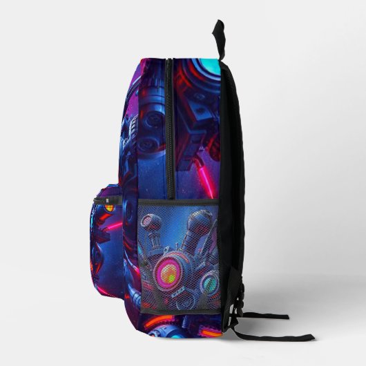 Futuristischer Tech Orb Rucksack | Sci-Fi-Stil (Rechts)