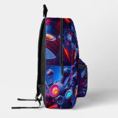 Futuristischer Tech Orb Rucksack | Sci-Fi-Stil (Links)
