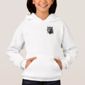 Futuristischer Tiger Hoodie (Vorderseite)
