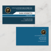 Futuristischer vorzüglicher einfacher dynamischer visitenkarte (Vorne/Hinten)