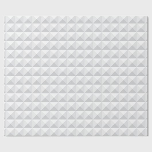 Futuristisches 3D-Effektpyramide Wrapping Paper Geschenkpapier (Flach)