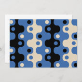 Futuristisches Abstraktes Muster Einladung (Vorne/Hinten)