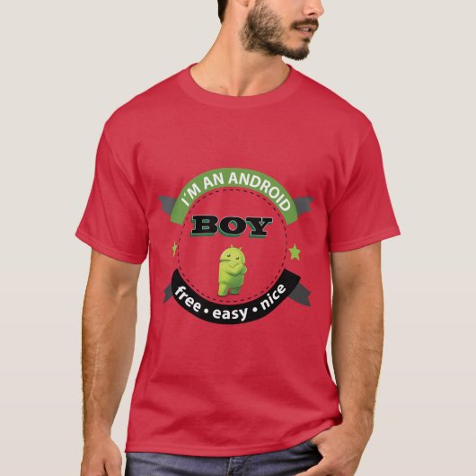 Futuristisches Android-T-Shirt T-Shirt (Vorderseite)