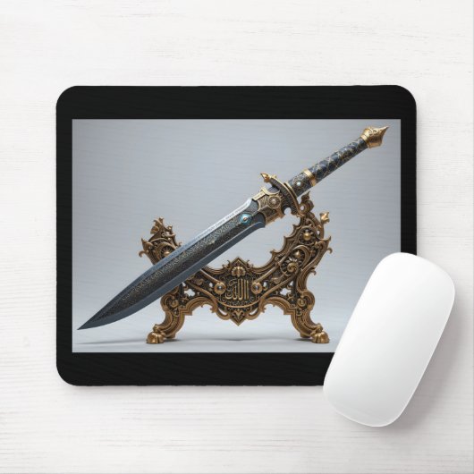 Futuristisches arabisches Schwert Mousepad (Mit Mouse)