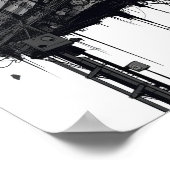 Futuristisches Auge: Überwachungskamera von bis Poster (Ecke)