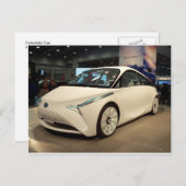 Futuristisches Auto Postkarte (Vorne/Hinten)