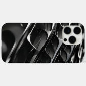 Futuristisches Black Gloss Abstrakt 3D Design Case-Mate iPhone Hülle (Rückseite (Horizontal))