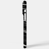 Futuristisches Black Gloss Abstrakt 3D Design Case-Mate iPhone Hülle (Rückseite / Links)