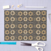 Futuristisches Blumenmuster-Design Seidenpapier (Handwerk)