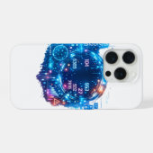 Futuristisches Cyber-HUD-Case – Digital-Tech-Inter iPhone Hülle (Rückseite (Horizontal))