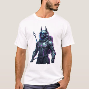 Futuristisches Cyberpunk-Krieger-Sci-Fi-Grafik-T-S T-Shirt