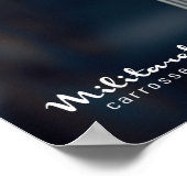 Futuristisches Cyborg-Poster Poster (Ecke)