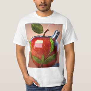 "Futuristisches Flügel-Tattoo-T-Shirt – Feine Lini T-Shirt